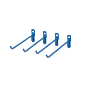 OmniWall Blue Large Wire Hooks (4 Pack) | CGS-003-24-03-BLU