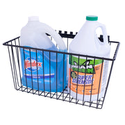 OmniWall Medium Wire Basket 16" X 8" X 8" | CGS-003-25-02-BLK | Pegboard Basket