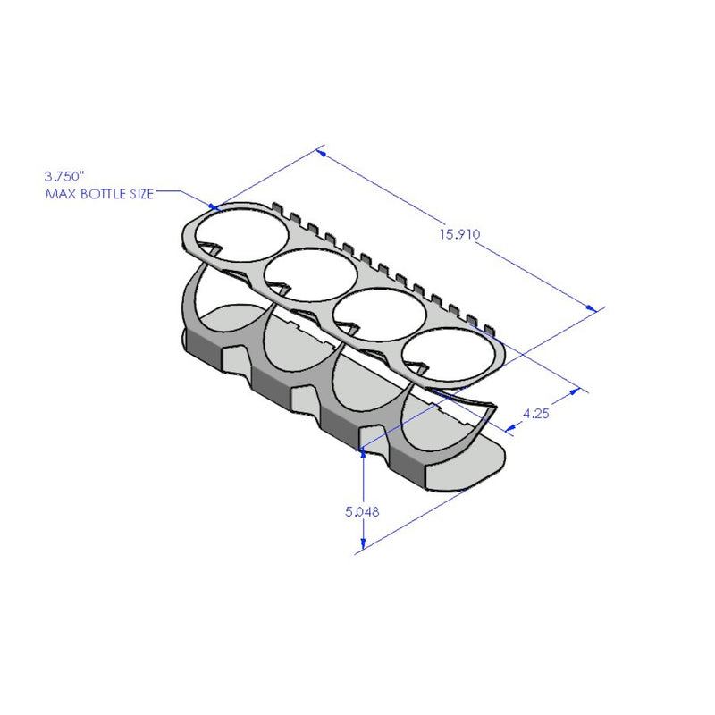 OmniWall Bottle Holder Specification