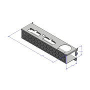 Dimensions of OmniWall Tablet & Phone Holder