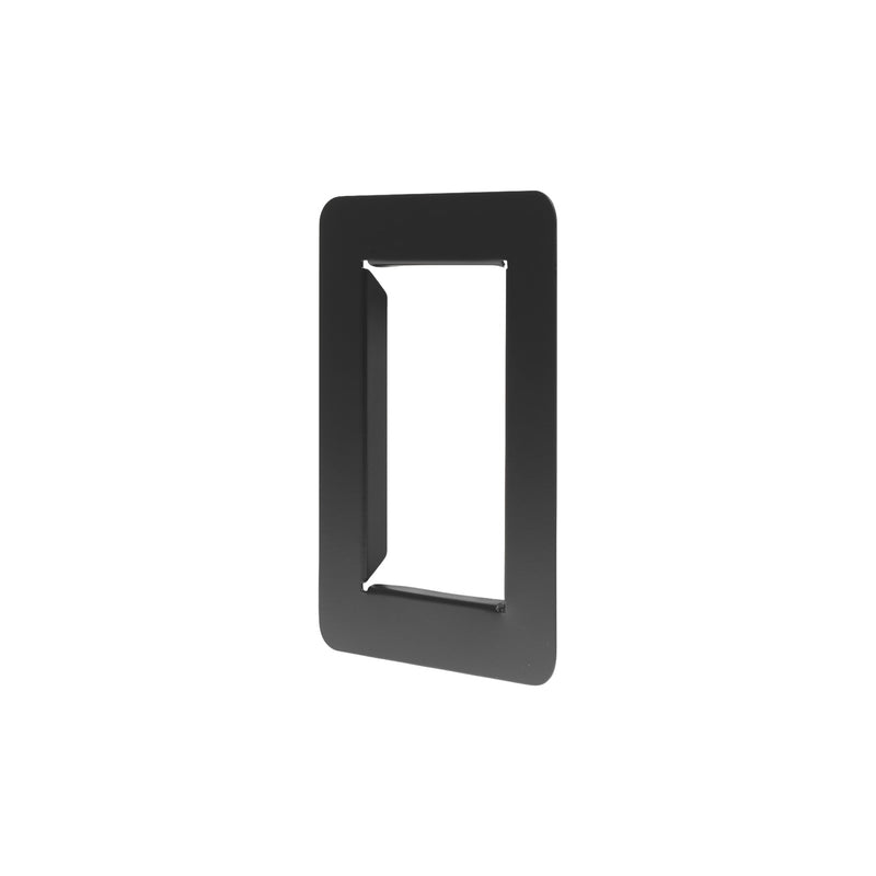 OmniWall Single Outlet Bezel | Metal Pegboard Outlet Trim