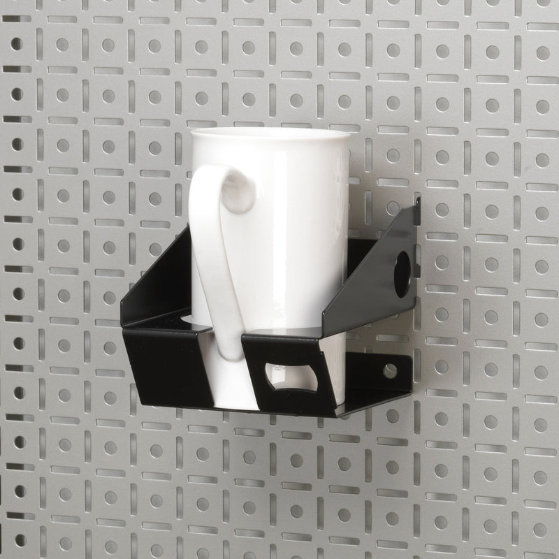 OmniWall Cup Holder Attachment | Metal Pegboard Drink Holder
