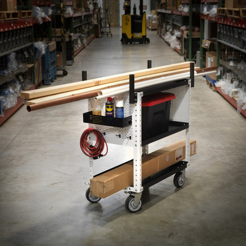 OmniWall Heavy-Duty OmniCart Base Series | Customizable Utility Cart