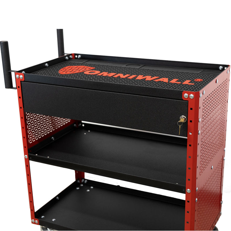 OmniWall OmniCart Drawer Add-On | Lockable Tool Storage