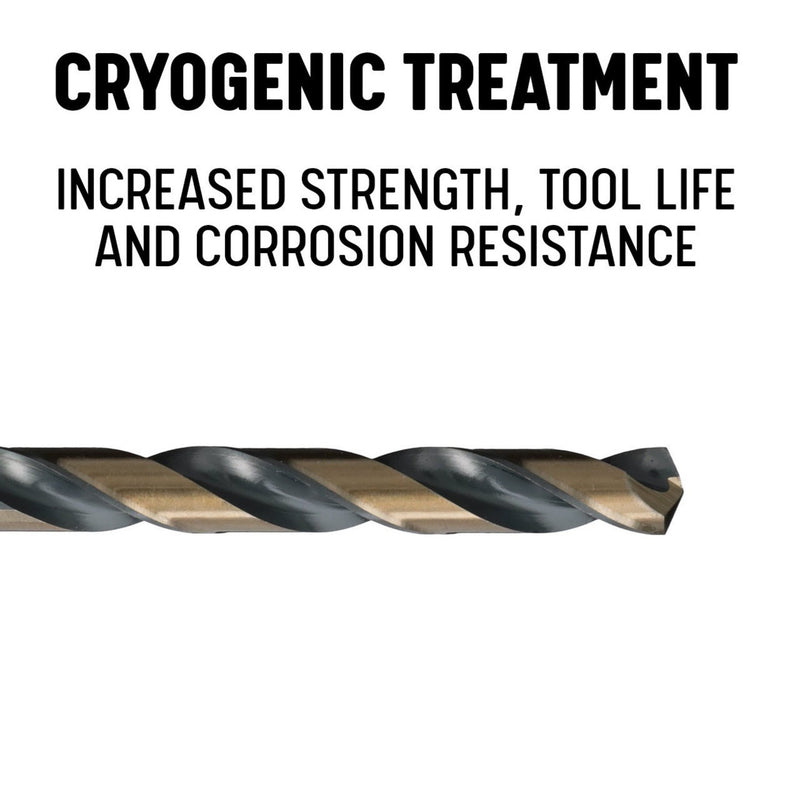 Cryogenic Treated HSS Black & Gold KFD Drill Bit | CRYKFDPRO