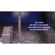 Cryogenic Treated HSS Black & Gold KFD Drill Bit | CRYKFDPRO