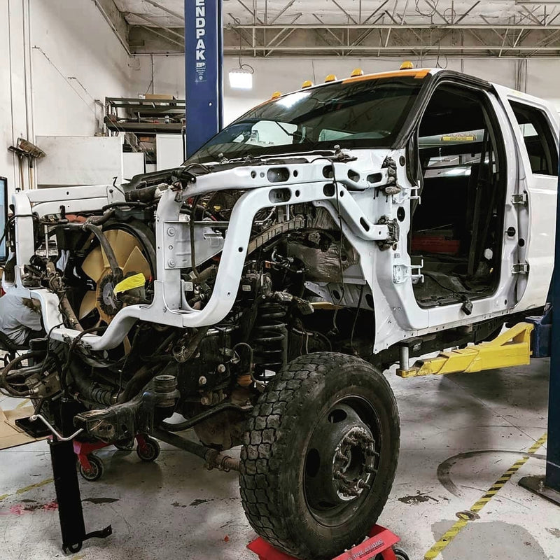 Truck on DJS Fabrications Universal Dollies