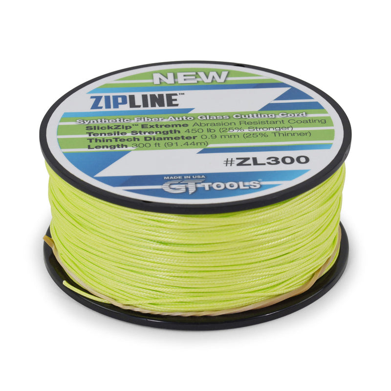GT Tools ZipLine Auto Glass Cutting Cord – Windshield Removal Line