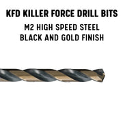 25-Piece Metric HSS Black & Gold Drill Bit Set (1mm-13mm)