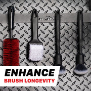 MaxShine Wall Brush Holder | Detailing Organizer | Titanium Tools