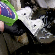 Apply adhesive to the metal surface before installation - Kenworth T800 Hood Guide Bracket Repair Kit | KENT800