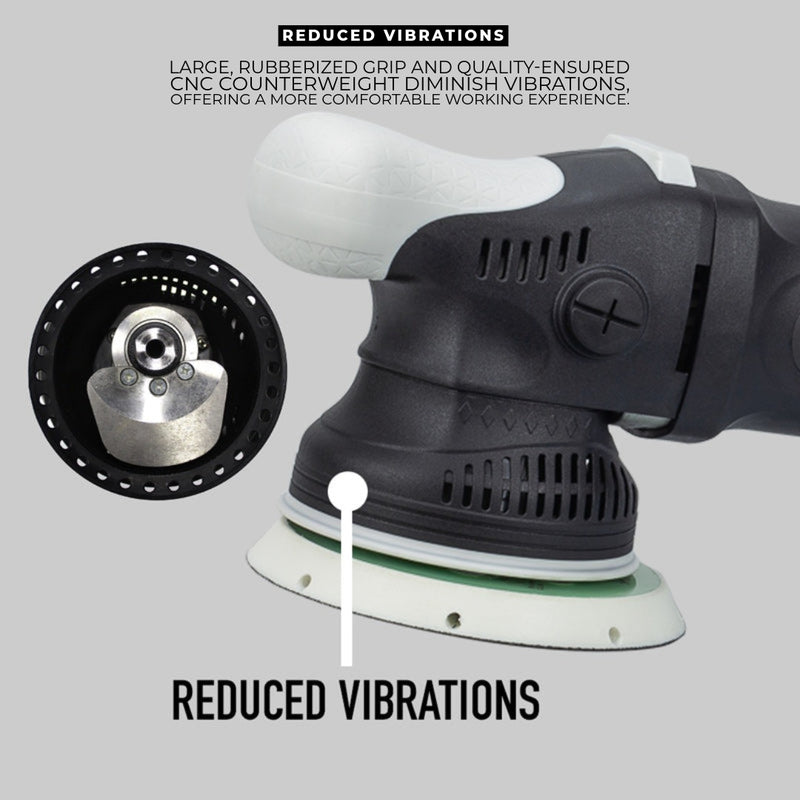 M15 Pro Shroud Car Polisher Buffer - Reduced Vibrations