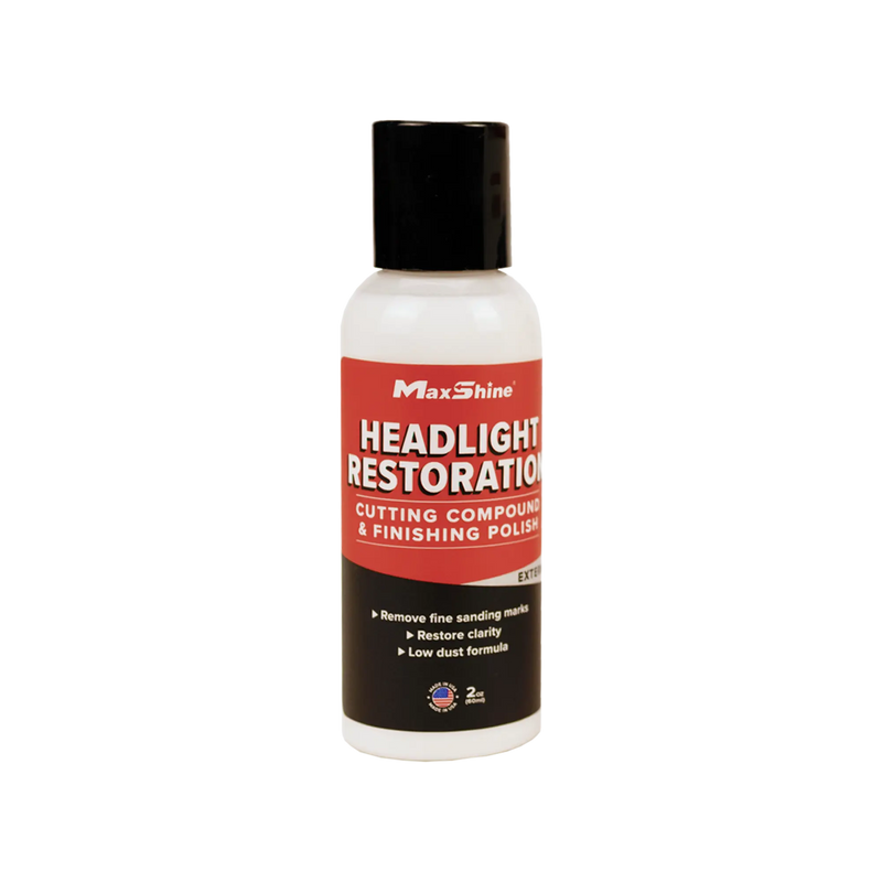 MHL01 Headlight Restoration Kit Cutting Compound and Finishing Polish 2oz