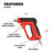 Maxshine Short Wand Pressure Washer Gun | 5000 PSI