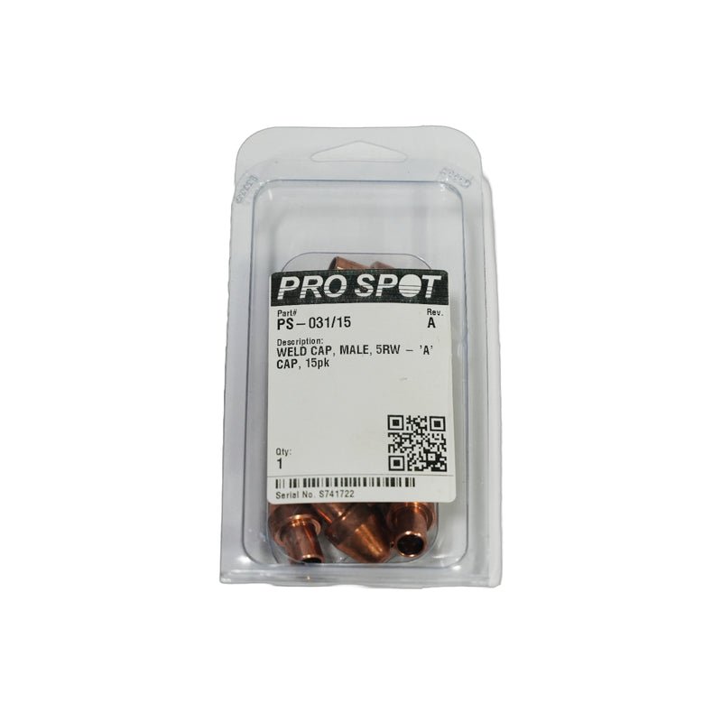 Pro Spot i5 Smart Spot Welder Weld Caps A, Male, 5RW | PS-031/15