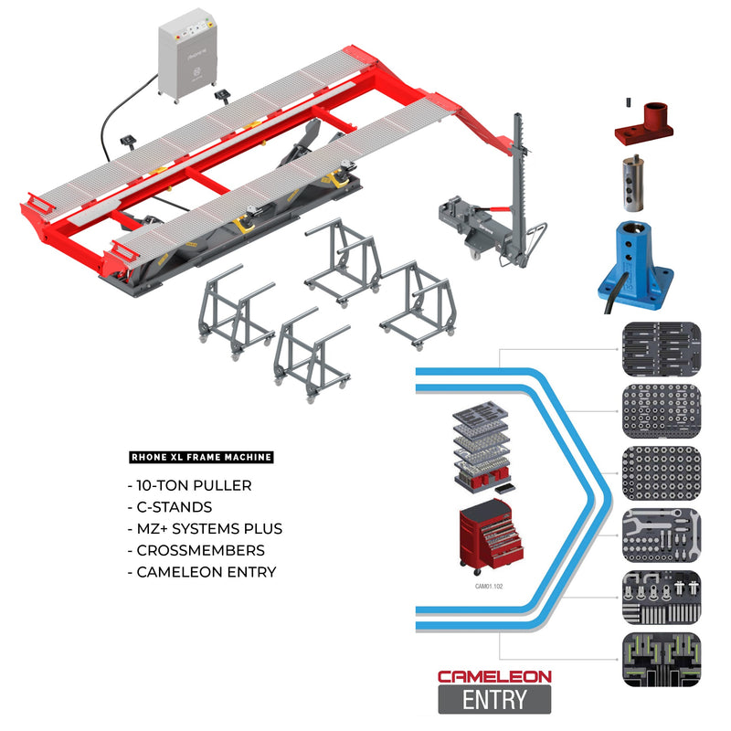 RHONE XL Frame Machine Combo with Cameleon Entry
