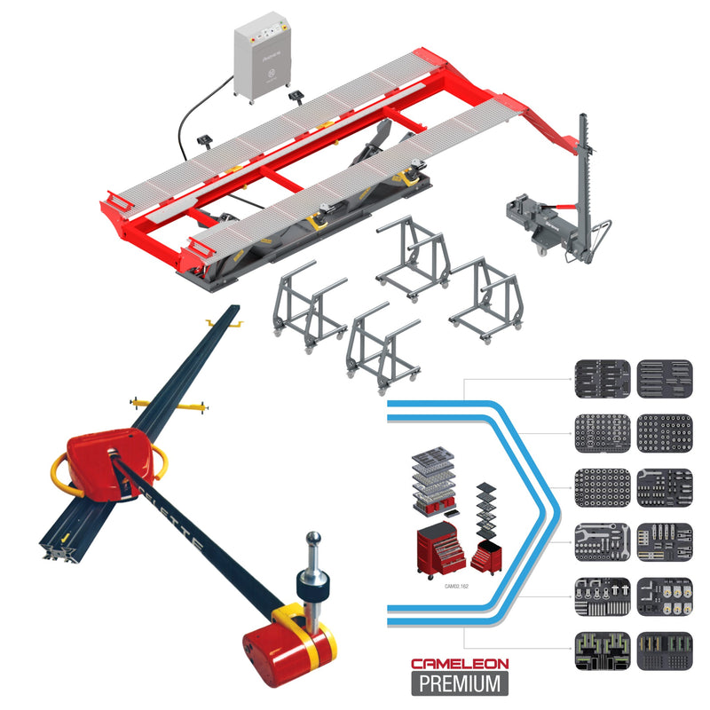 RHONE XL Frame Machine Fully Loaded Combo with Naja 3D Measuring and Cameleon Premium