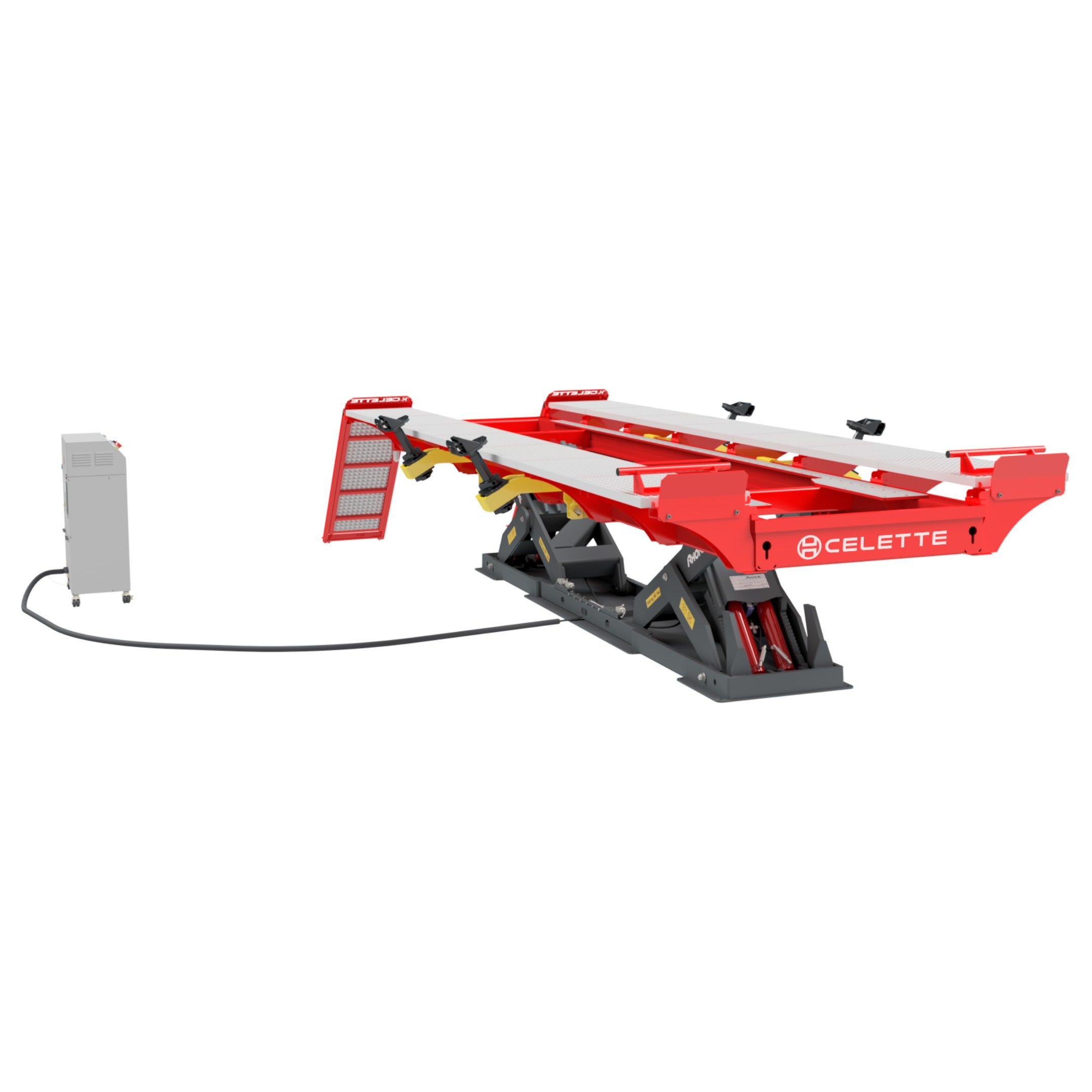 CELETTE Rhone XL Extra-Long Drive-On Bench – 5.5 T Frame Alignment