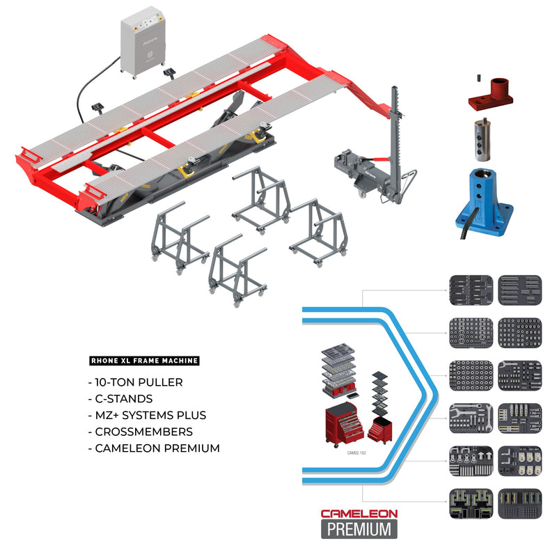 RHONE XL Frame Machine Combo with Cameleon Premium