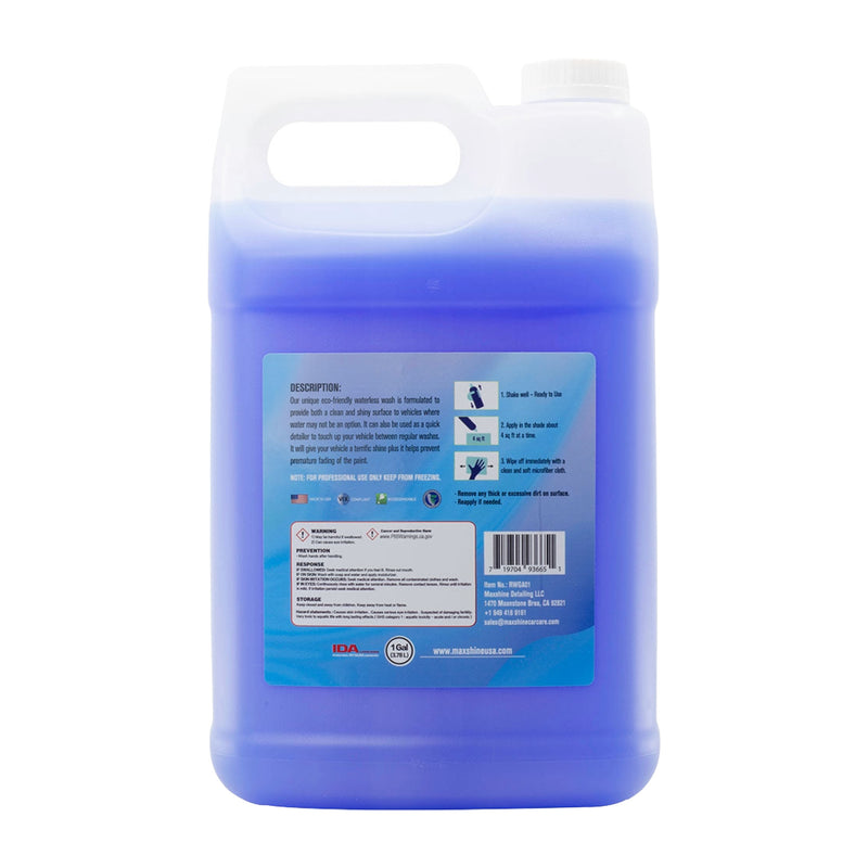 Lavage et cire sans eau - 473 ml, 3,8 L