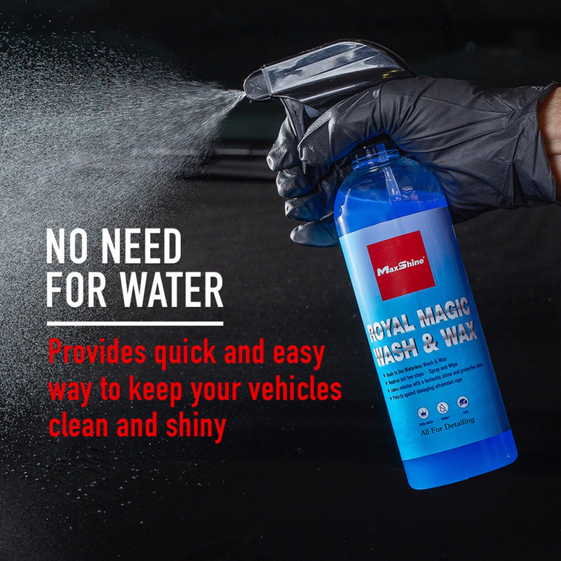 MaxShine Waterless Wash & Wax | Scratch-Free Eco-Friendly Detailer