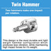 3/4" Sq. Drv. Impact Wrench Twin Hammer