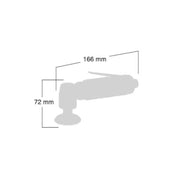Shinano Angle Head Mini Sander Dimensions