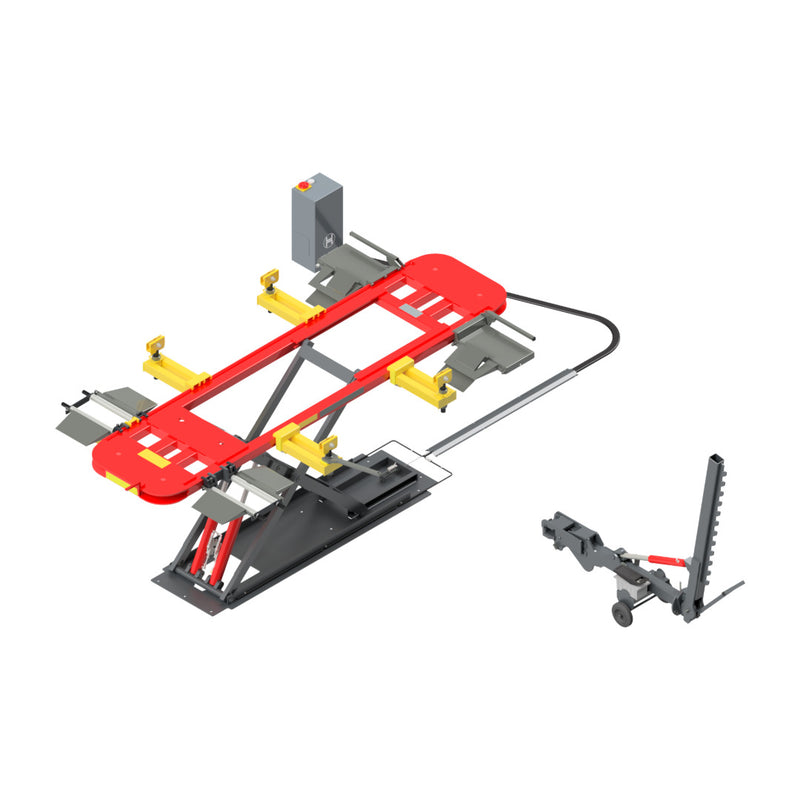 X-Trac Double Entry Lifting and Pulling Platform with Puller