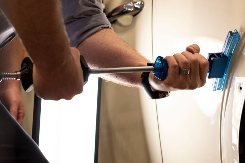 KECO 2.5 Pound Black Steel Slide Hammer with 2 Adapters | 410-6061-S