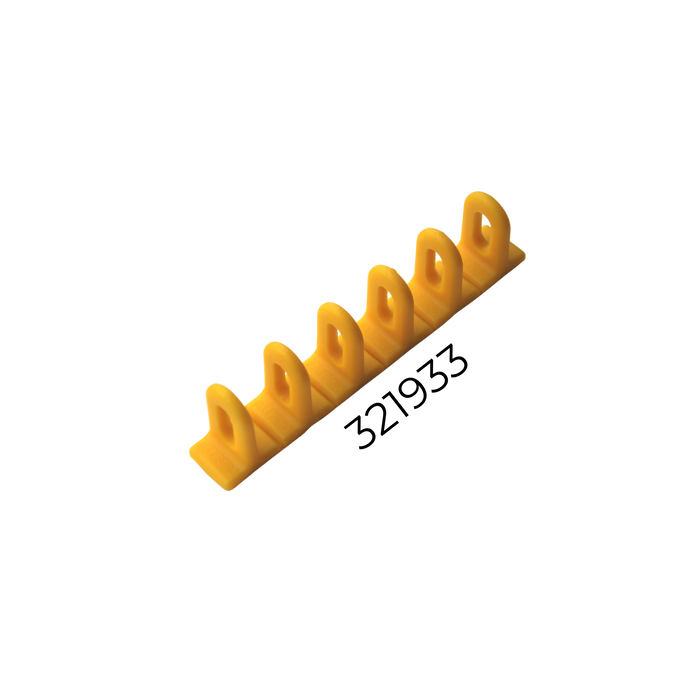 Yellow Cone Shaped Multipads 6x22x156, Glue Pads, 3 Pcs. | 321933
