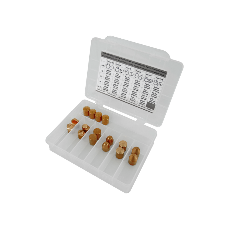 Electrode Caps Set | 16 pcs. | Ø 16 mm | 497110