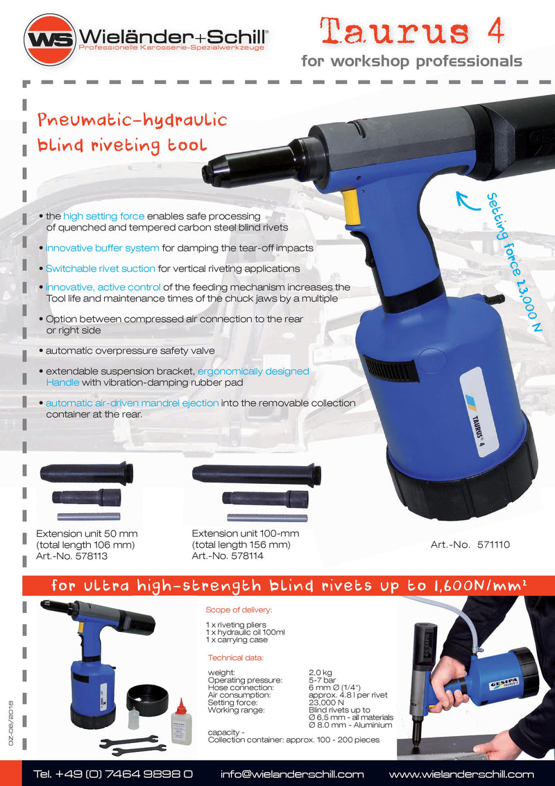 Gesipa Taurus 4 Rivet Gun Flyer