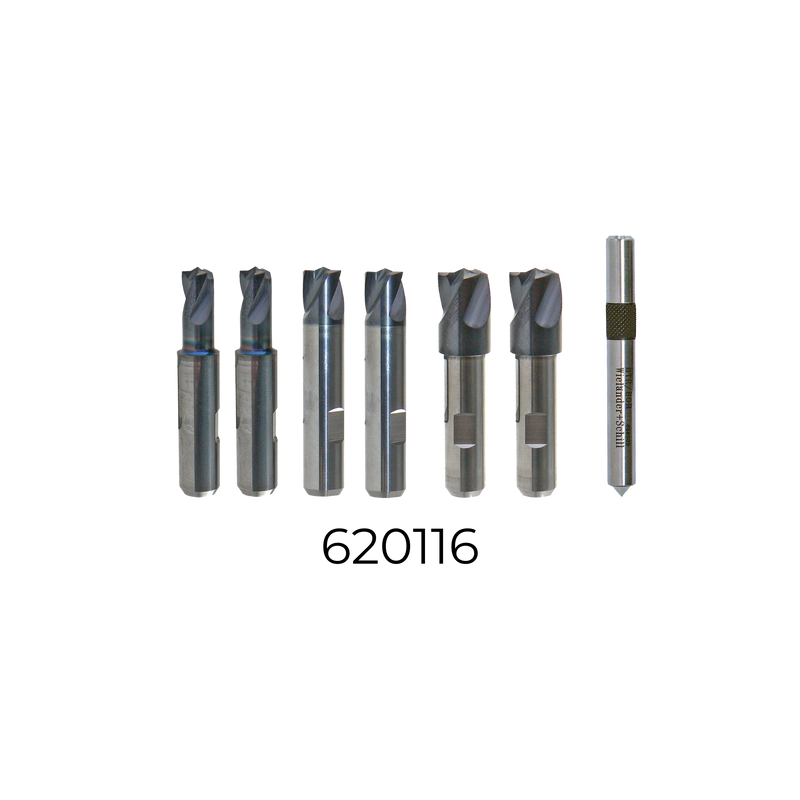 BTR/BOR Cutter Set | 3-Edged | 7 pcs. | 620116