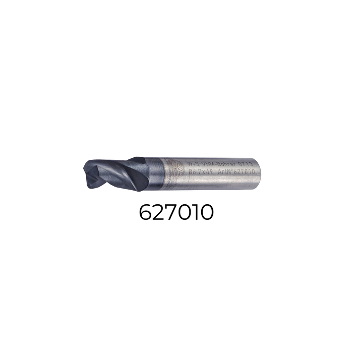 VHM Rivet Drill 3-Edged | Ø 6.7x49 mm | 627010
