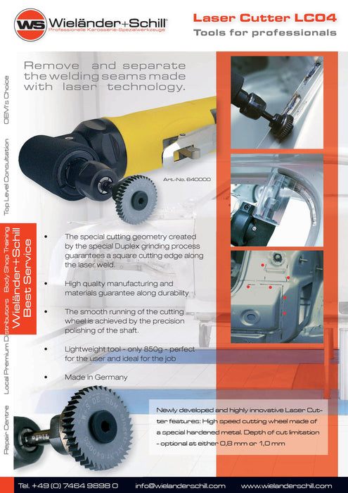 Laser Cutter LC04 pneumatic Flyer