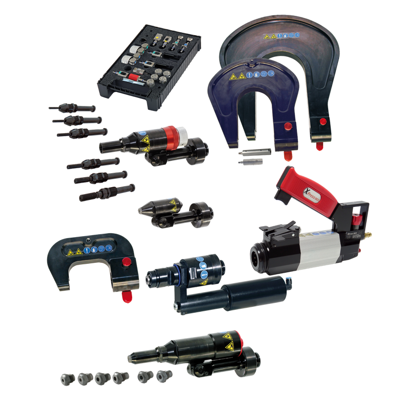 Pneumatic Riveting Tool XPress 800 PushPull | Full Set | 700005