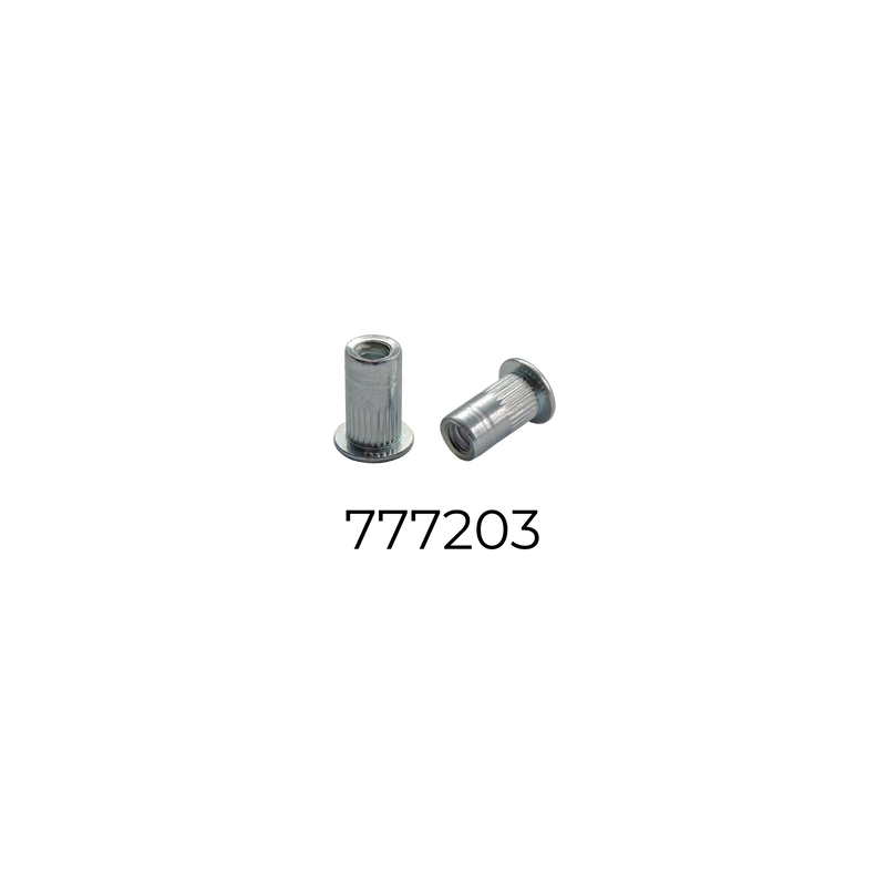Blind Rivet Nuts Steel M4 6x11mm | 777203