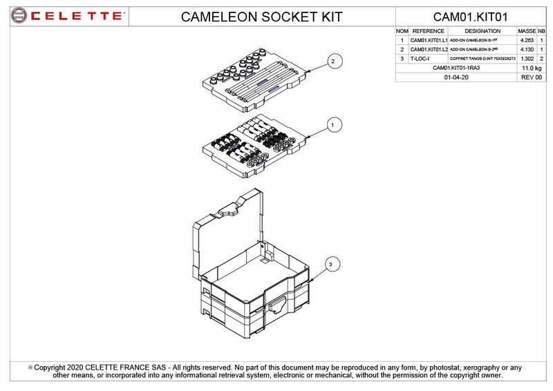 Cameleon Entry | Universal Fixture | CAM01.102