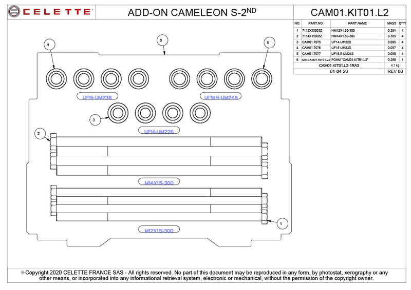 Cameleon Entry | Universal Fixture | CAM01.102