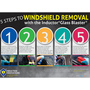 How to remove windshields with the Inductor Glass Blaster