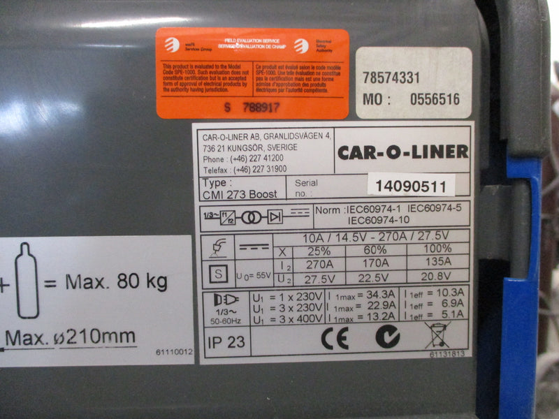 Car-O-Liner CMI™ 273 MIG/MAG Welder