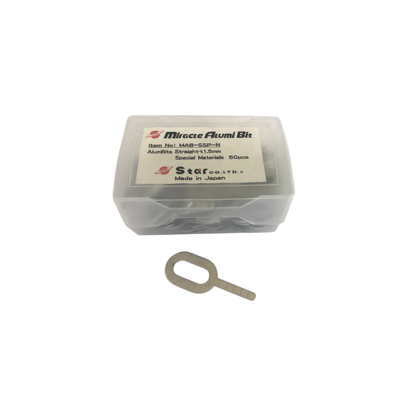 Miracle System Special Aluminum Bit Straight Type with Lines