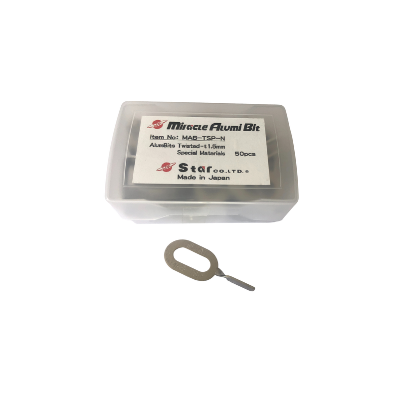 Miracle Special Aluminum Bit Screw Type with Lines, MAB-TSP-N