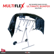 MultiFlex Deluxe Bumper Stand on Easy Trolley | Paint Stand