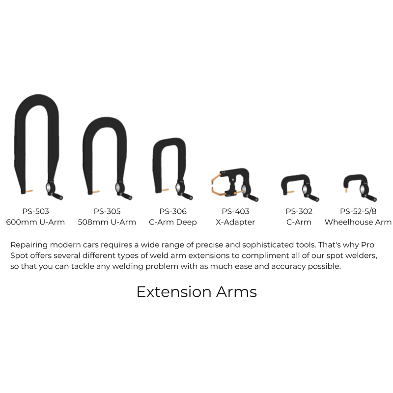Spot Welder Extension Arms