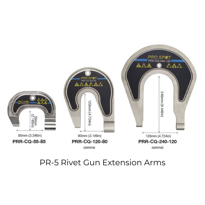 PR-5 | Riveter | Pro Spot Rivet Gun Extension Arms