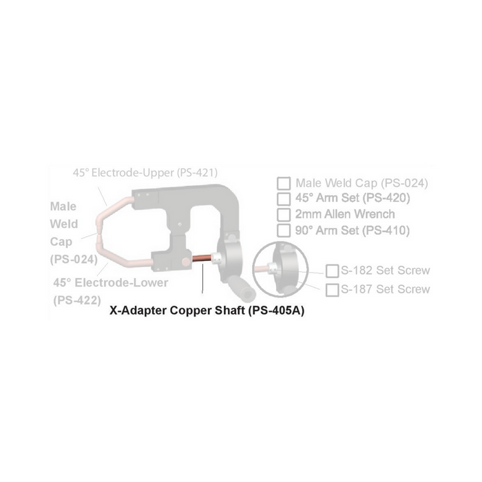 Pro Spot X-Adapter Copper Shaft | PS-405A