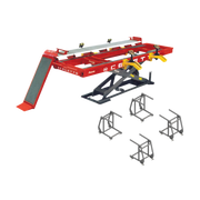Celette Rhone L 4.2T Car Bench with Lift and 4 Mobile “C” Stands