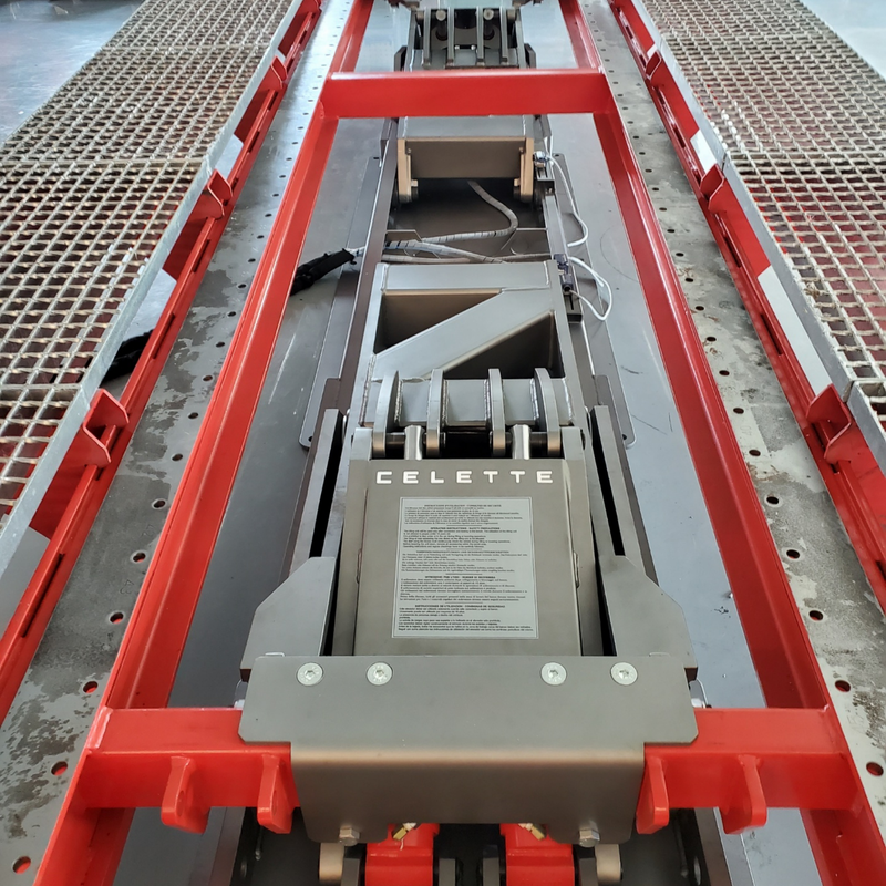 Celette Rhone XL 5.5T Extra Long Bench with Double Scissor Lift