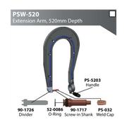 Pro Spot Extension Arm, 520mm Depth, PSW-520